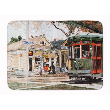 Carolines Treasures New Orleans Street Car Machine Washable Memory Foam Mat 8108RUG